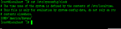 linux系统修改系统时间与时区